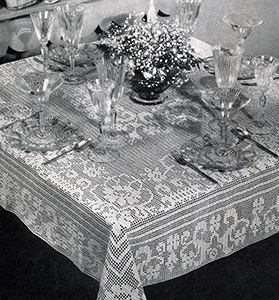 Aristocrat Tablecloth Pattern #7528
