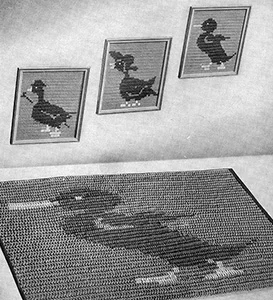 Rug and Matching Pictures Pattern #5207