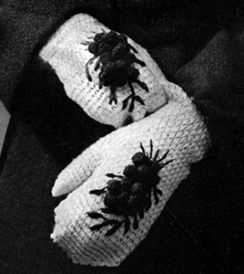 Cherry Mittens Pattern #PC-1346