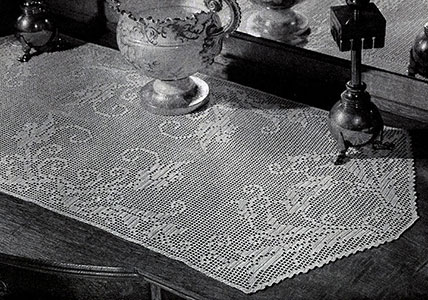 Morning Glory Table Runner Pattern