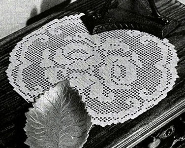 Rosy Future Doily Pattern