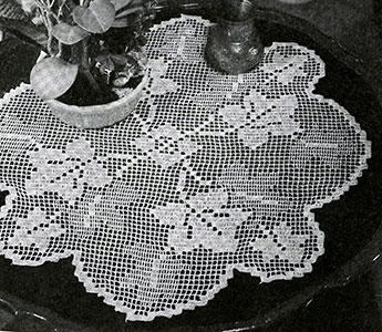 Grape Arbor Doily Pattern