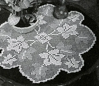 Grape Arbor Doily Pattern