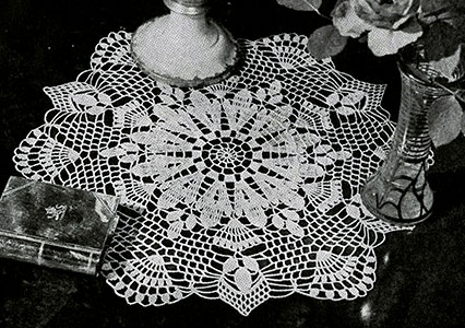 White Sapphire Doily Pattern