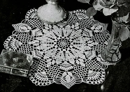 White Sapphire Doily Pattern