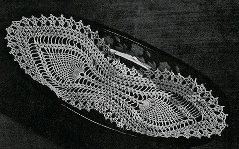 Bread Tray Doily Pattern #7772