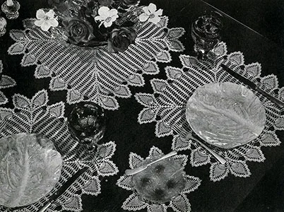 Square Luncheon Set Pattern #7777