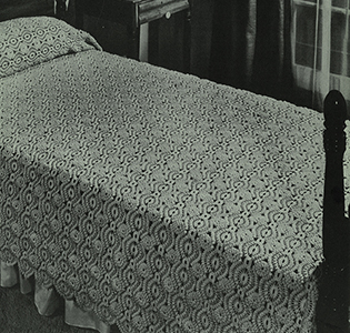 Crochet Bedspread Pattern #6124