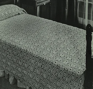 Crochet Bedspread Pattern #6124
