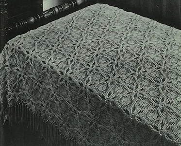 Crochet Bedspread Pattern #6126