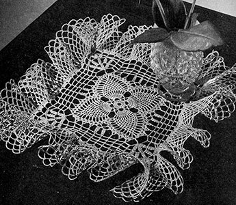 Pineapple Trellis Doily Pattern #D-120