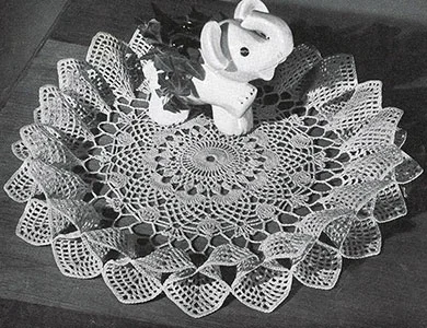 Full Bloom Doily Pattern #D-139