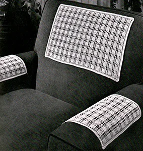 Gingham Square Chair Set Pattern #C-102