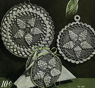 Pineapple Popcorns Pot Holder & Hot Plate Mat Pattern #PD-420