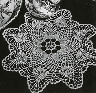 Pineapple Points Doily Pattern #PD-424