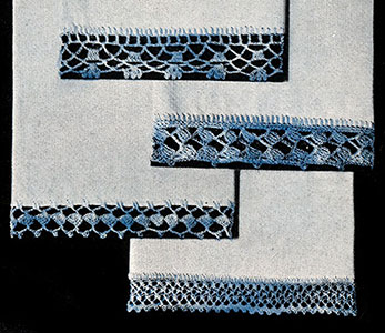 Colorful Towel Edgings Pattern #1-#4