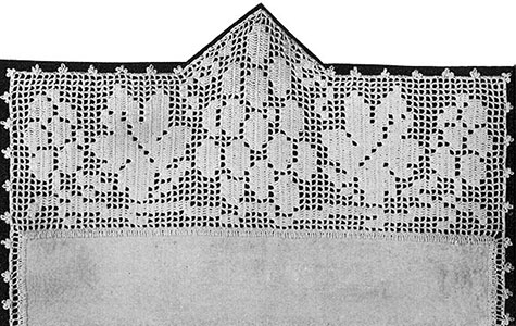 Table Scarf in Grape Design Pattern #230