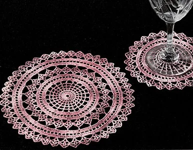 Spider Web Doily Set Pattern #420