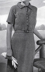 Crocheted Shirtwaist Dress Pattern #108
