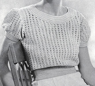 Summer Mesh Blouse Pattern #15