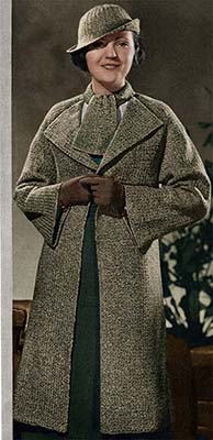 Tweed Mixture Topcoat Pattern #17