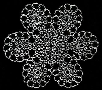 Scalloped Doily Pattern #844