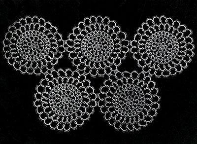 Lacy Medallion Antimacassar Pattern #854
