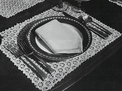 Field of Daisies Luncheon Set Pattern #719