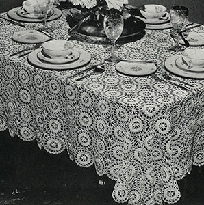 The Star Wheel Tablecloth Pattern #744