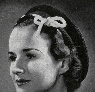 Off the Face Hat with Brim Pattern #216