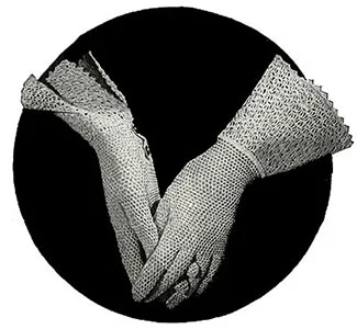 Mesh Glove with Open Gauntlet Cuff Pattern #251