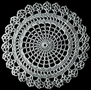 Spider Web Doily Pattern #761