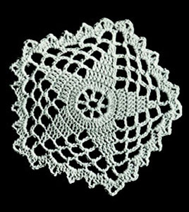 Five Point Star Doily Pattern #765
