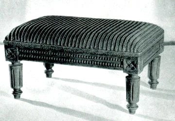 Footstool Cover Pattern #904
