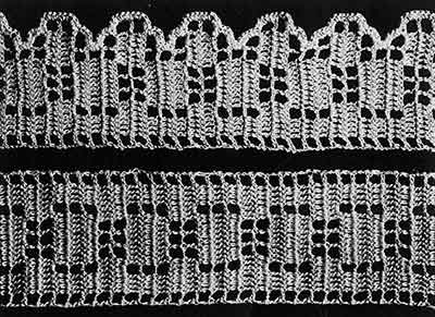 Birthday Cake Edging & Insertion Pattern