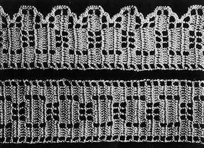 Birthday Cake Edging & Insertion Pattern