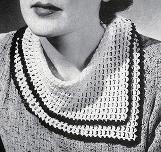 Scarf Collar Pattern #2099