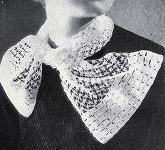 Knot Stitch Scarf Pattern #287