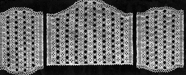 Mosaic Antimacassar Set Pattern