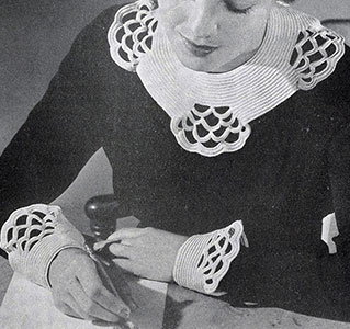 Cluny Collar and Cuffs Pattern #2121