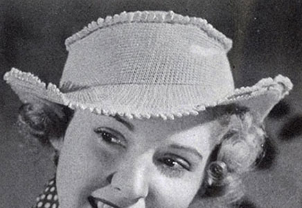 Fringed Hat Pattern #2067