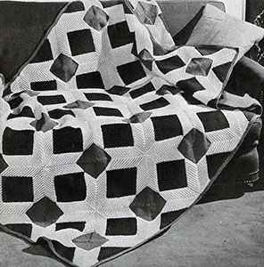 Criss Cross Afghan Pattern #629