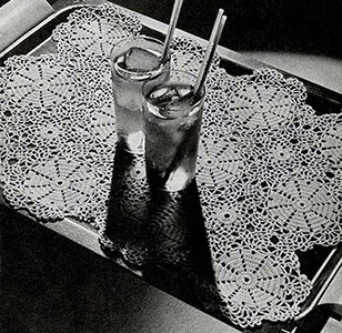 Sundial Tray Mat Pattern #7021
