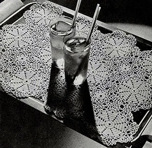 Sundial Tray Mat Pattern #7021