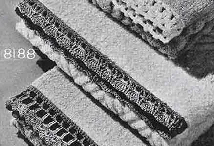 Towel Edging Pattern, No. 8188