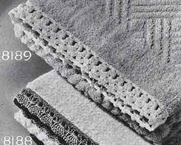 Towel Edging Pattern, No. 8189
