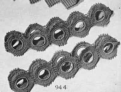 Tie Backs Pattern, No. 944