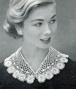 Irish Crocheted Collar Pattern