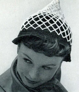 The Black and White Mesh Pattern