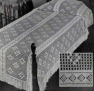 Lacet Stitch Bedspread